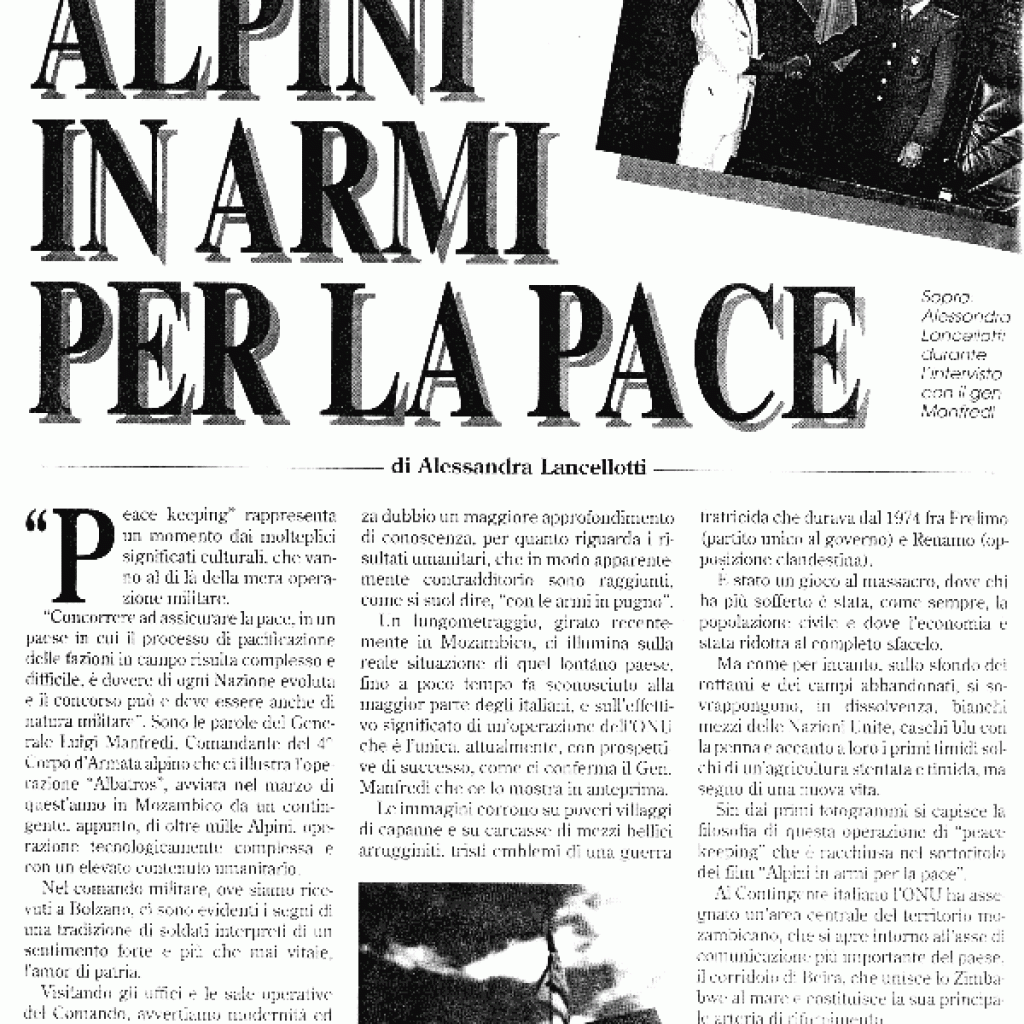 Alpini in armi per la pace Alessandra Lancellotti psicologo life coach psicoterapeuta