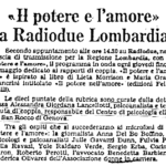 "Il potere e l'amore" a Radiodue Lombardia Alessandra Lancellotti psicologo life coach psicoterapeuta