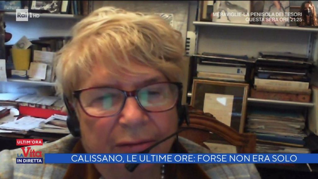 la vita in diretta morte paolo calissano alessandra lancellotti psicologa rai uno